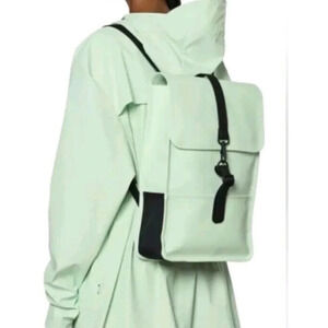 Rains Backpack Mini New with Tags Mineral Mint Green Rain-Proof Backpack